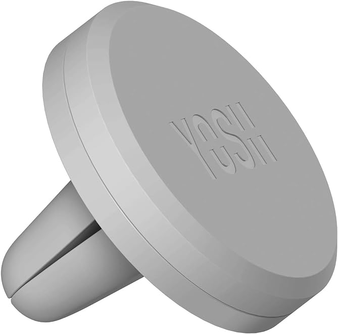 YOSH Auto-Telefonhalter, magnetische Telefon-Autohalterung für Lüftungsschlitze, verbesserte stärkste Magnete und superstabil, Telefonhalter für Autolüftung, kompatibel mit iPhone, Samsung, Huawei, Xiaomi, wird mit Metallplatten geliefert