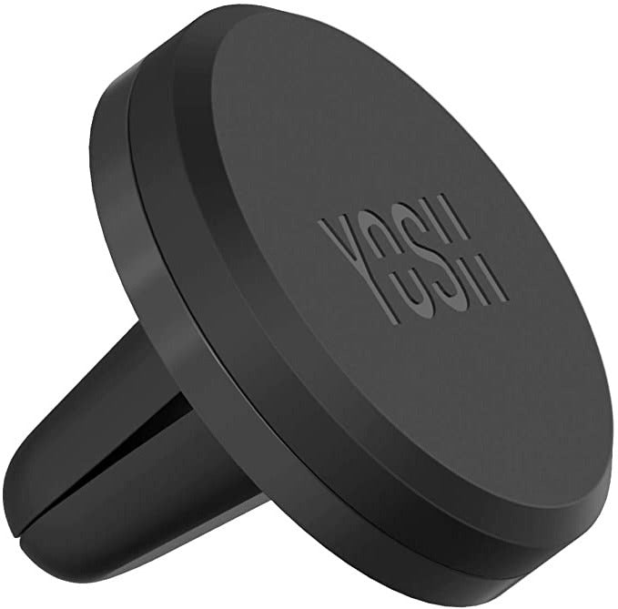 YOSH Auto-Telefonhalter, magnetische Telefon-Autohalterung für Lüftungsschlitze, verbesserte stärkste Magnete und superstabil, Telefonhalter für Autolüftung, kompatibel mit iPhone, Samsung, Huawei, Xiaomi, wird mit Metallplatten geliefert