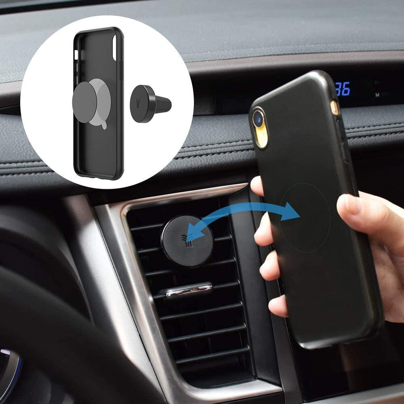 YOSH Magnetic Air Vent Car Phone Holder, Strong Magnets Mobile Phone Mount for Car, One Hand Operation Car Phone Mount Cradle for iPhone 15 14 13 12 11 Pro Max Samsung S23 S22 S21 Pixel