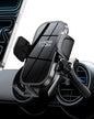 YOSH Mini Cooper Phone Holder for Round Air Vent, Fits Mini Cooper 2013‑2024, Audi A1/A3, Stable Triangle Support Mercedes Phone Holder, Big Phone Friendly for iPhone Samsung All 4.0"- 7.0" Phones