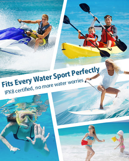 YOSH Waterproof Phone Pouch [Side Button Friendly], IPX8 Waterproof Phone Case for Swimming, Underwater Case Travel Essential for iPhone 17 16 15 14 Pro Max Galaxy S26 S25 S24 S23 Ultra up to 7.2"