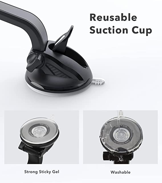 YOSH 2022 New Version Dashboard Windscreen 2 in 1 Car Phone Holder