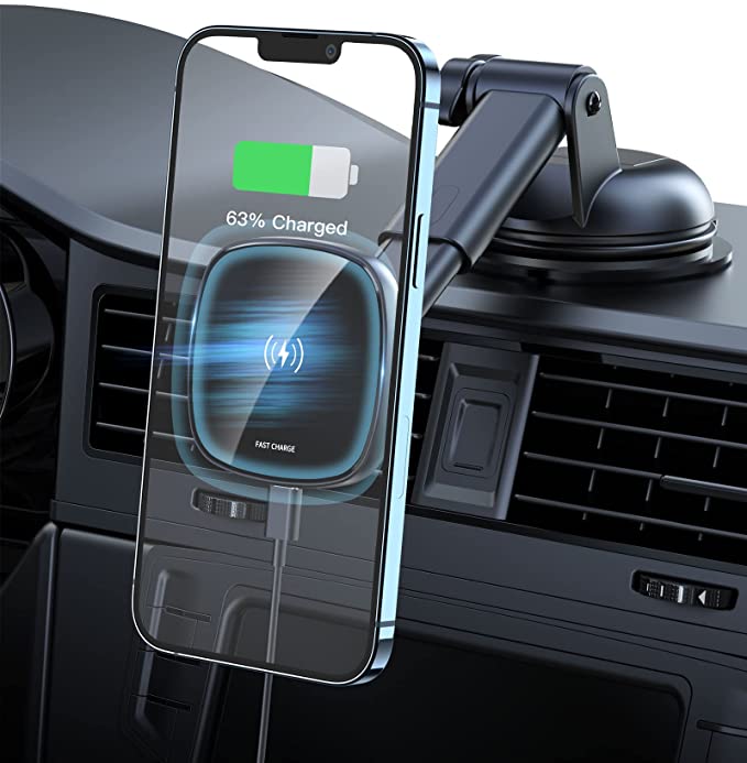YOSH MagSafe Wireless Charger Dashboard Car Phone Holder