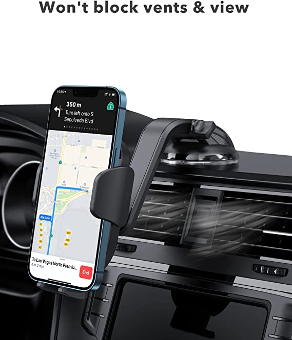YOSH 2022 New Version Dashboard Windscreen 2 in 1 Car Phone Holder