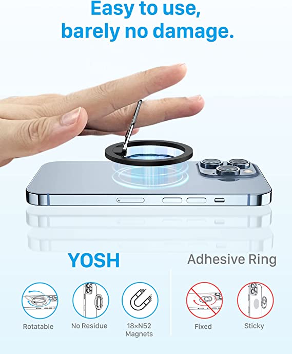 YOSH Magnetic Phone Ring Holder